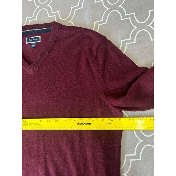 Club Room Men's Merino Wool Sweater Long Sleeve - Picture 4 of 8